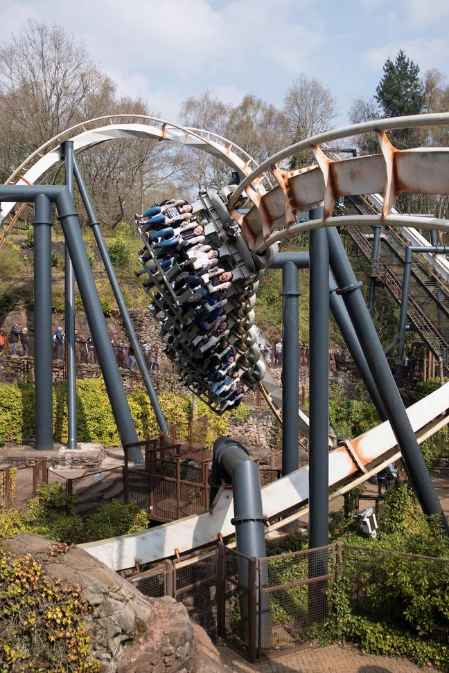 Nemesis is one of Alton Towers' most popular rides. Credit: Doug Houghton/Alamy Stock Photo