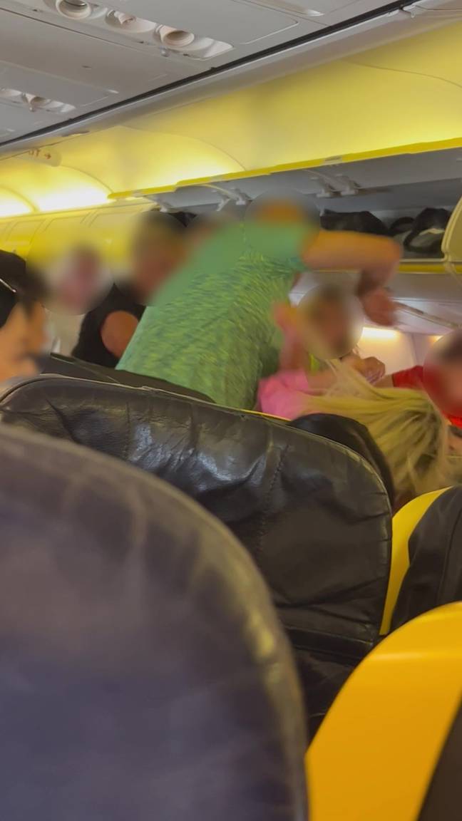 A fight broke out on the flight. Credit: Kennedy News and Media