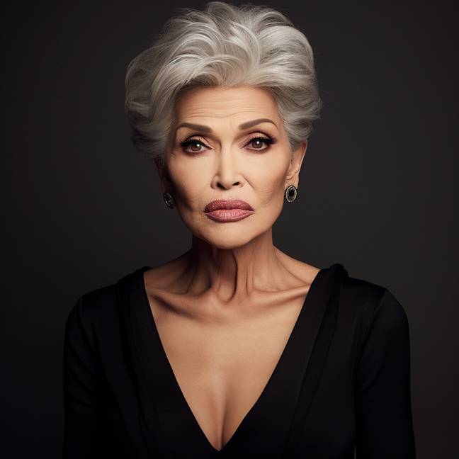AI's older Kylie Jenner is giving serious Sharon Osbourne vibes. Credit: Tyla/Midjourney