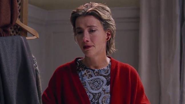 Emma Thompson in Love Actually. Credit: Universal.