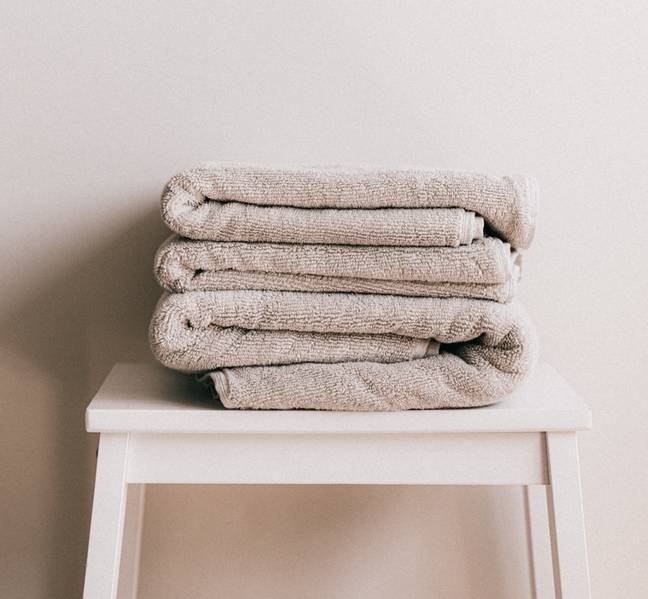 Research found some Brits only wash their towel four times a year. Credit: Pexels