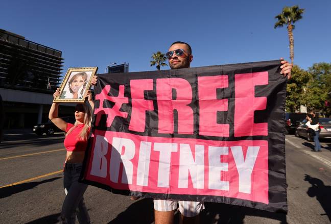 Britney's fans led the #FreeBritney movement. Credit: REUTERS / Alamy Stock Photo