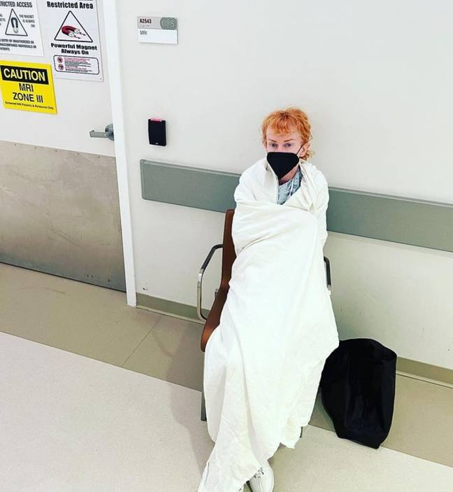 Griffin posted a picture of herself getting a MRI on Easter Sunday. Credit: Instagram/@kathygriffin