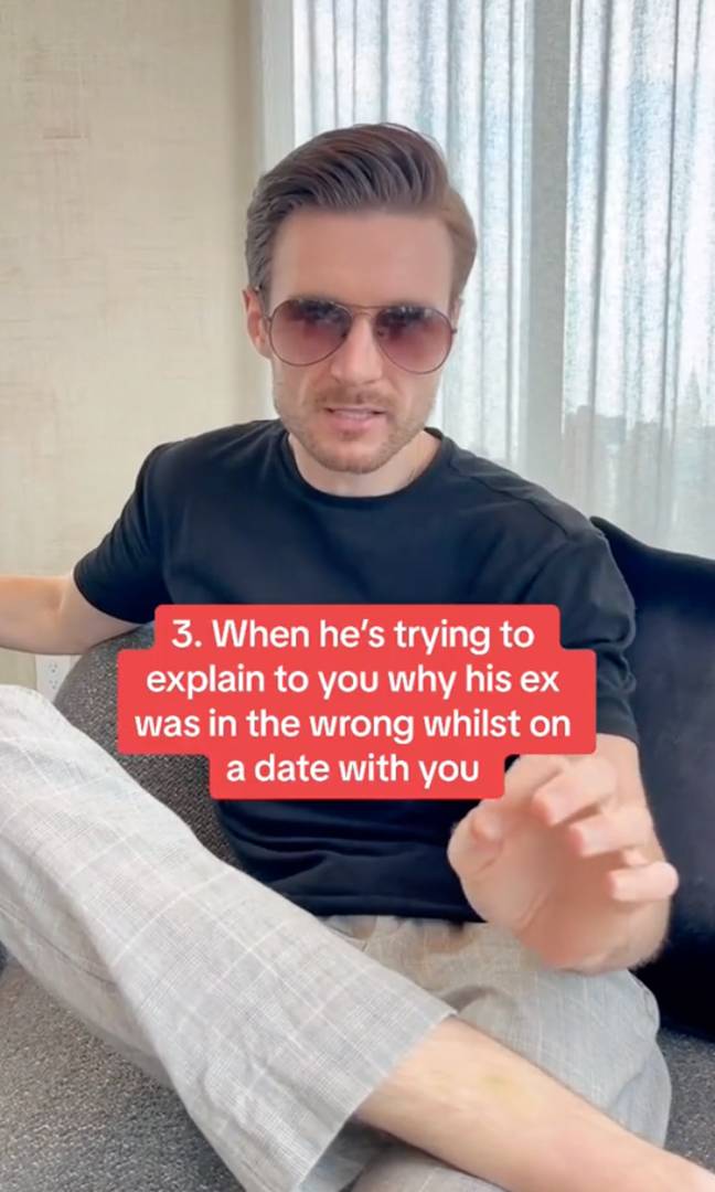 He has also spoken out about relationship red flags. Credit: @jacoblucas101/TikTok