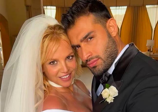 The couple married last year. Credit: Instagram/@britneyspears