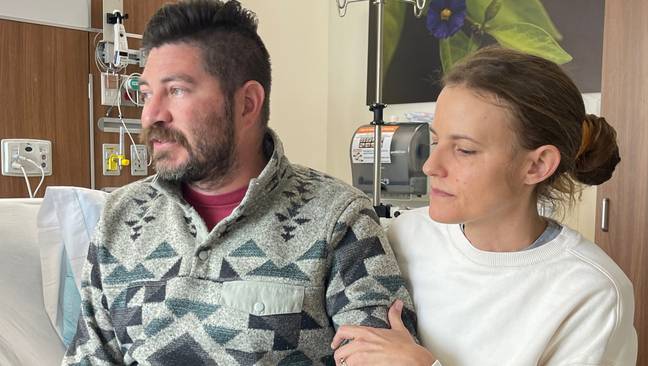 The couple were both diagnosed with aggressive cancers just months apart. Credit: GoFundMe