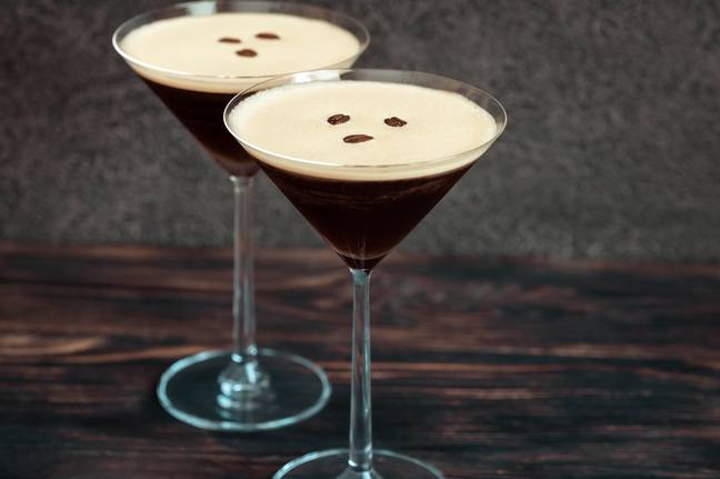 The expert recommends grating some parmesan over your espresso martini cocktail. Credit: Getty Stock Photos