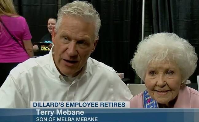 Melba Mebane worked at the store for more than seven decades. Credit: KLTV