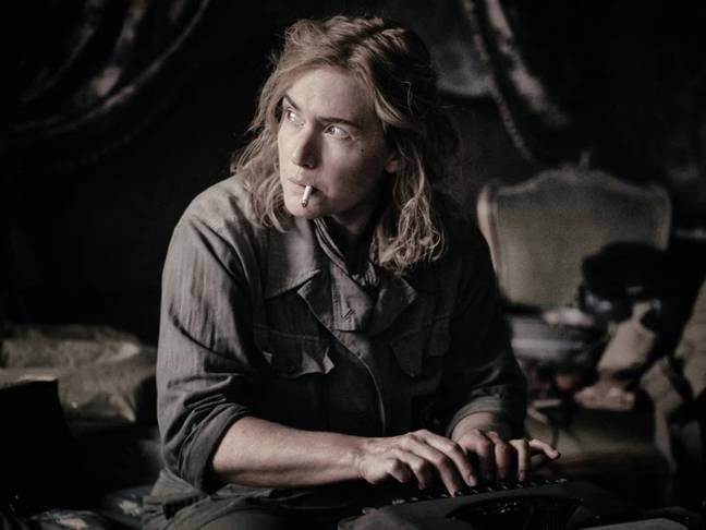 Winslet stars as Lee Miller in the British biographical drama film. Credits: Sky Cinema
