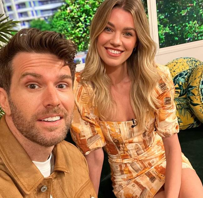 The couple have a podcast together. Credit: @joeldommett/Instagram