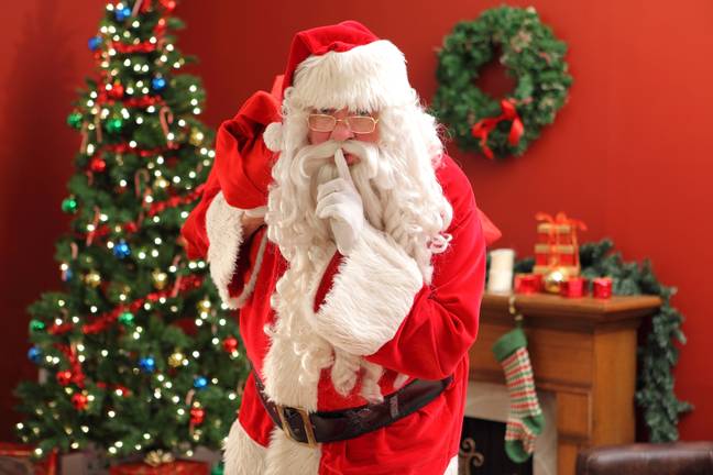 Don't be alarmed, Santa is real. We promise. Credit: D. Hurst / Alamy Stock Photo