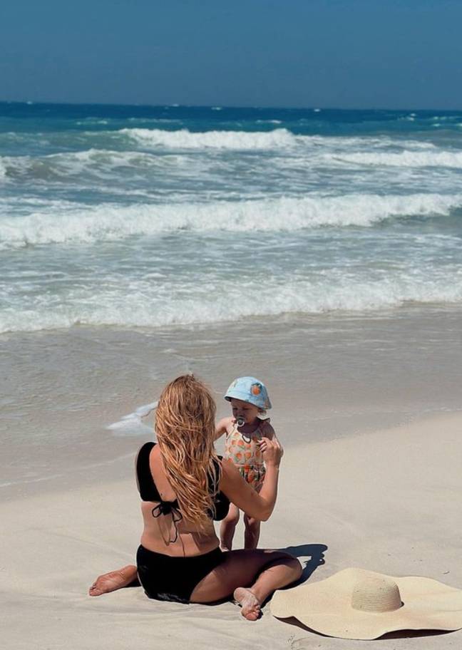 The mum-of-five is currently on holiday with her family. Credit: Instagram/@staceysolomon