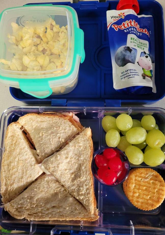 The child's lunch box sparked a debate (Credit: Aldi Mums/Facebook)