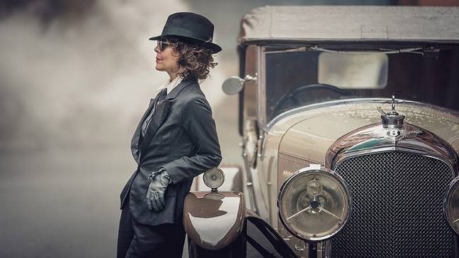 Helen McCrory portrayed Aunt Polly in Peaky Blinders (Credit: BBC)