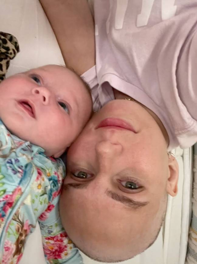 Lindsey's newborn daughter has helped her to not give up. Credit: TikTok/@lindseyparr