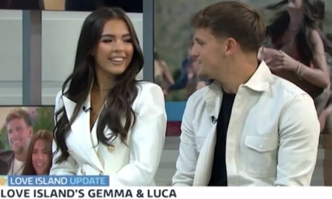 Luca and Gemma aren't official yet. Credit: Good Morning Britain
