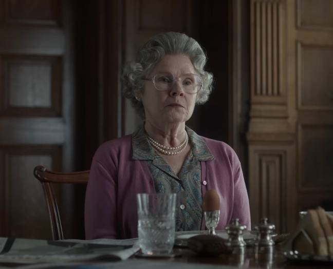 Imelda Staunton plays Queen Elizabeth II. Credit: Netflix 