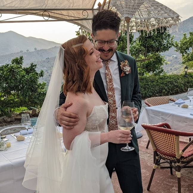 The pair recently got married in Spain. Credit: Kennedy News