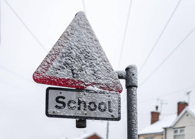 Dozens of schools have been forced to close today. Credit: Matthew Troke/Alamy