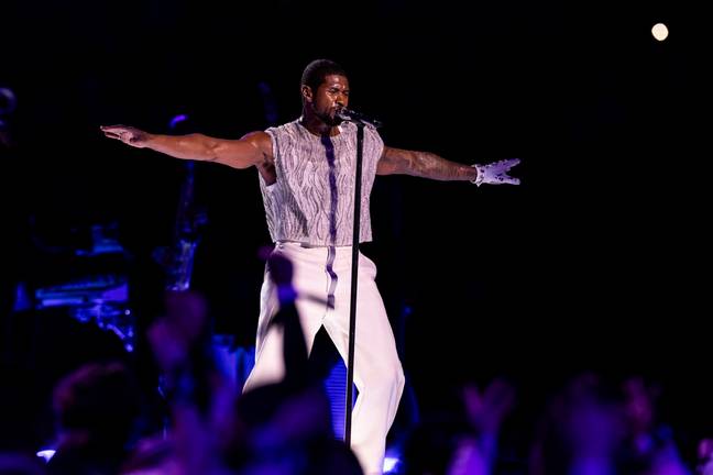 Usher was this year's Super Bowl halftime performer. Credit: William H. Kelly III/Jackson State University via Getty Images