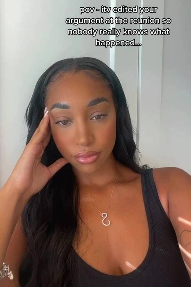 Love Island's Summer Botwe commented on her row with Coco Lodge. Credit: TikTok/SummerBotwe