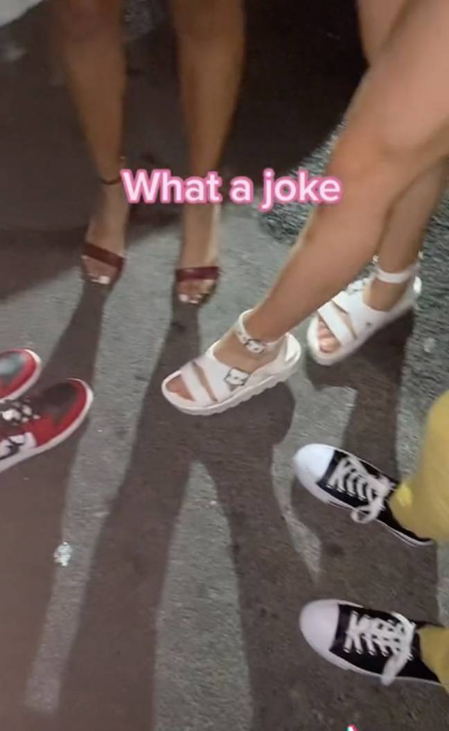 The flats were not considered acceptable footwear (Credit: annabelkershaw)