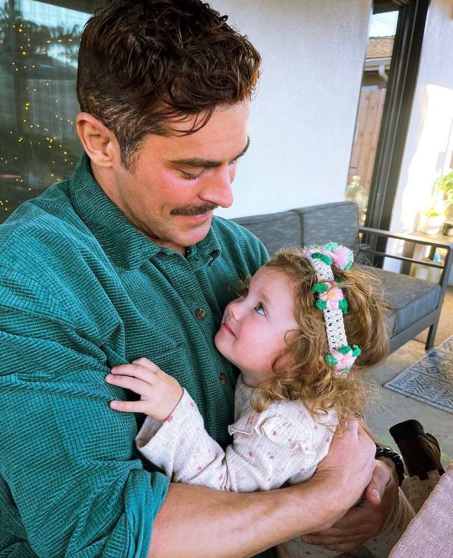 Zac Efron with his little sister Olivia. Credit: @zacefron/Instagram