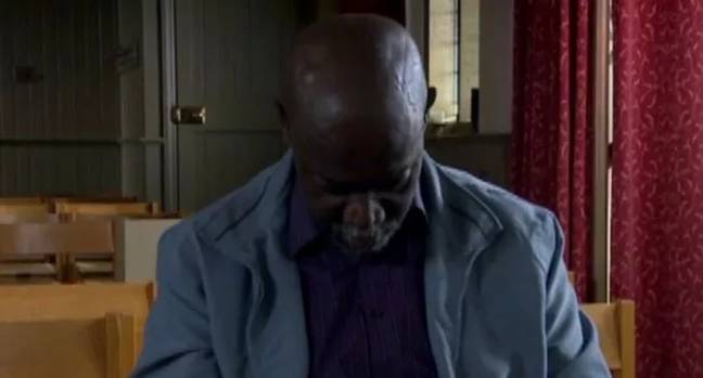 Victor Anderson was killed off in Tuesday's episode. Credit: ITV 