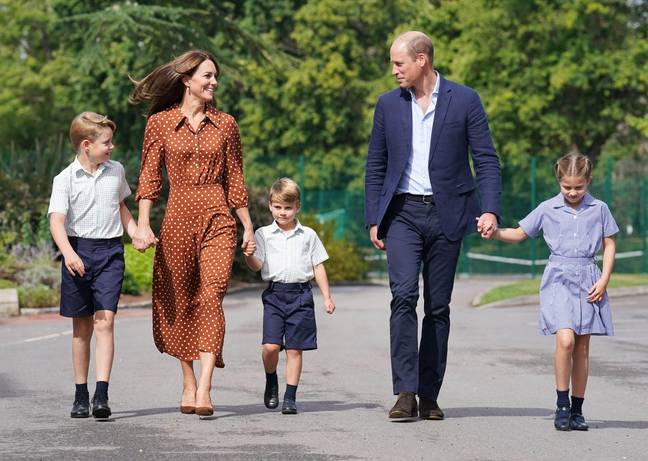 Will and Kate were trying to keep things 'as normal as possible' for their children. Credit: PA Images/Alamy Stock Photo