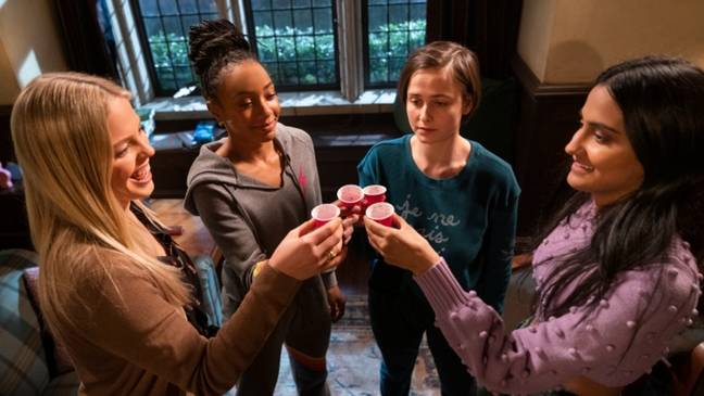 The series follows four female friends navigating college (Credit: HBO Max)
