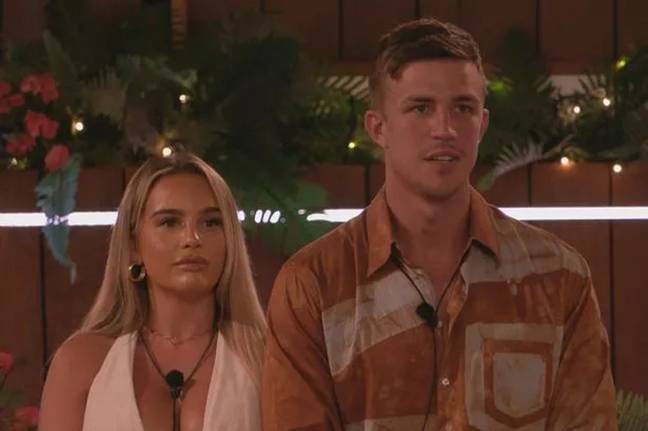 Ella B and Mitch were dumped from the island together. Credit: ITV