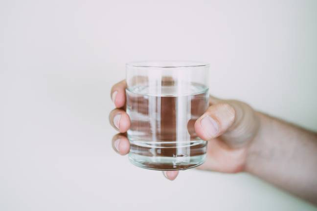 Don't expect to see the actor guzzling a glass of water. Credit: Pexels