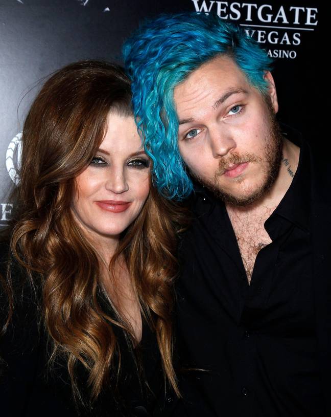 Lisa Marie Presley with her son Benjamin. Credit: MediaPunch Inc/Alamy Stock Photo