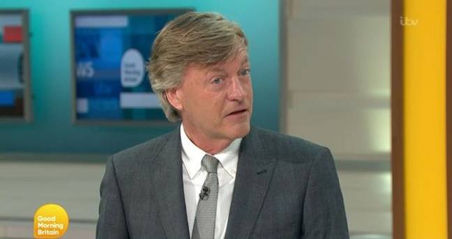 Richard Madeley revealed that wife Judy is sleeping in a spare room. Credit: ITV
