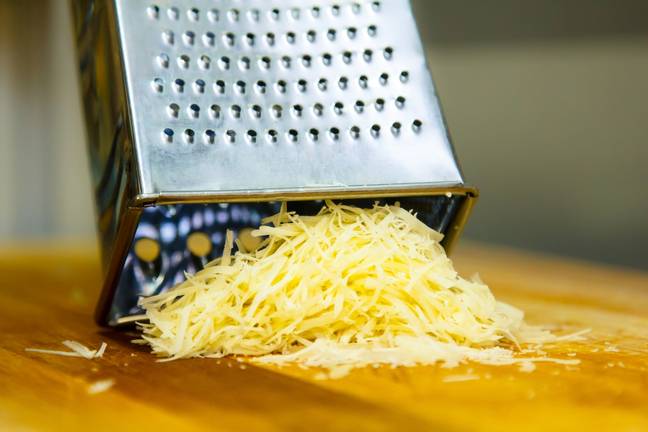 The fourth side of the cheese grater is used for very fine grating. Credit: Milanchikov / Getty Images