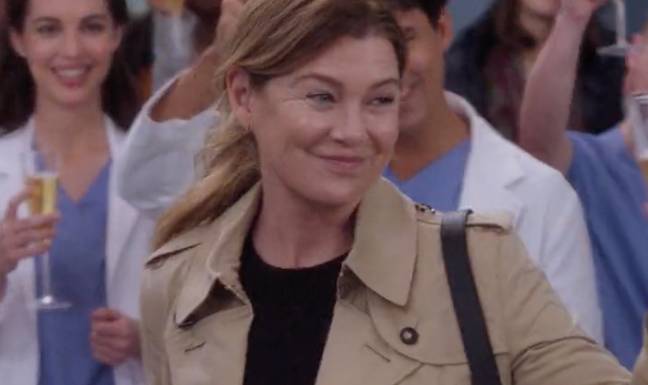 A recent promo clip teased Meredith's departure. Credit: ABC