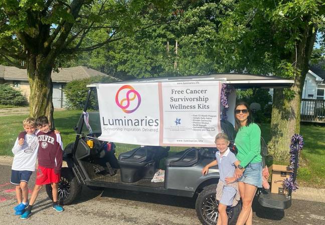 Since her fight with cancer, Laura set up Luminaries Life to help others in the same situation. Credit: Instagam/luminaries_life
