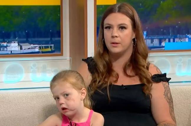 The mother and daughter appeared on Good Morning Britain to recount the ordeal. Credit: Good Morning Britain/ITV