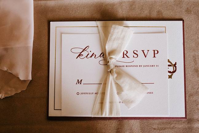 Wedding invitations usually have to be as clear as possible. Credit: Tara Winstead/Pexels