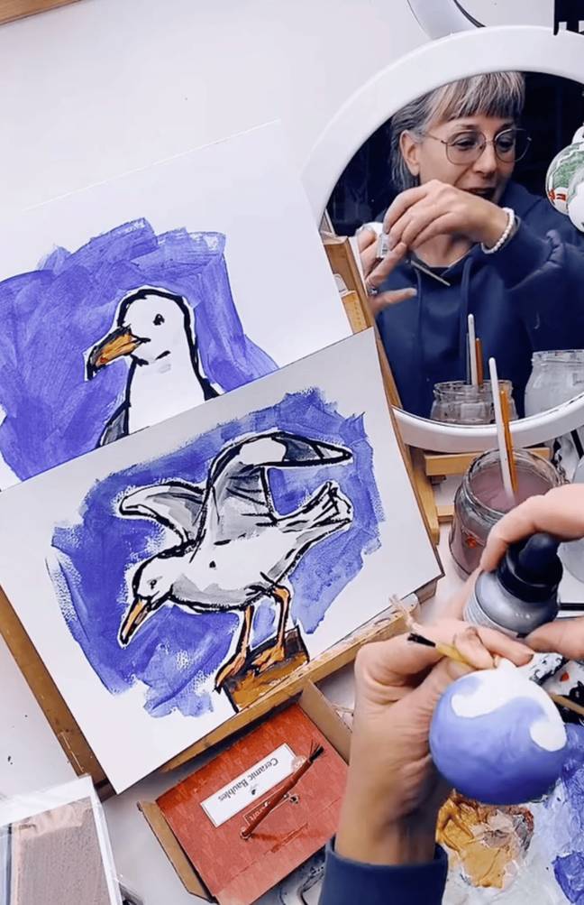 The creator was reduced to tears. Credit: TikTok/@newkentart