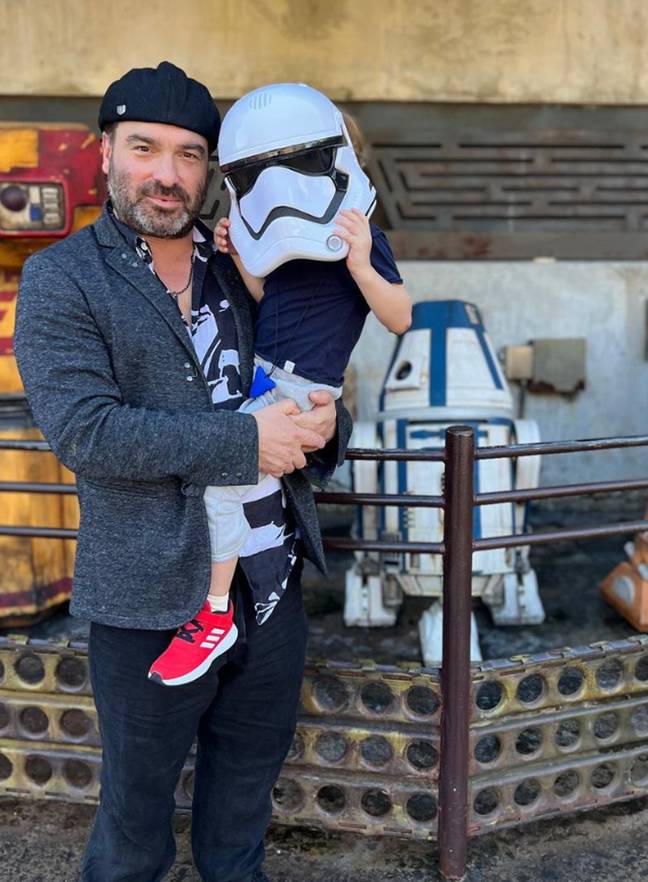 The actor has chosen to keep his family mostly out of the spotlight. Credit: Instagram/ @sanctionedjohnnygalecki