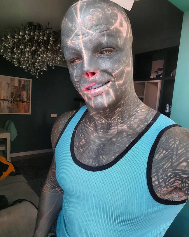Anthony Loffredo Man who modified his body to be a ‘black alien’ says Anthony Loffredo Man who modified his body to be a ‘black alien’ says