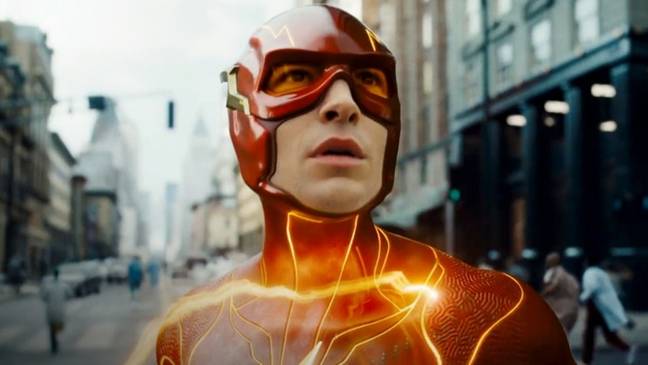 Ezra Miller in The Flash. Credit: Warner Bros