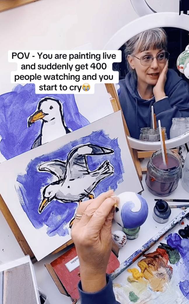 Karen has gone viral this week. Credit: TikTok/@newkentart