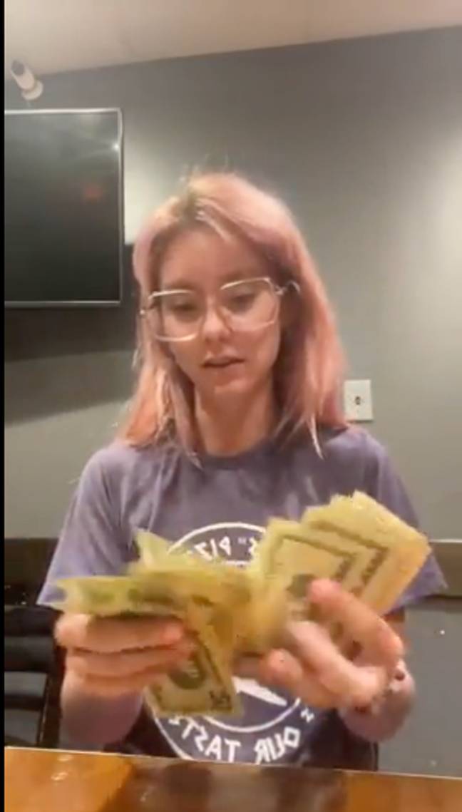 Haven called the shift 'insane' as she took home nearly $700. Credit: TikTok/@haven.tunin