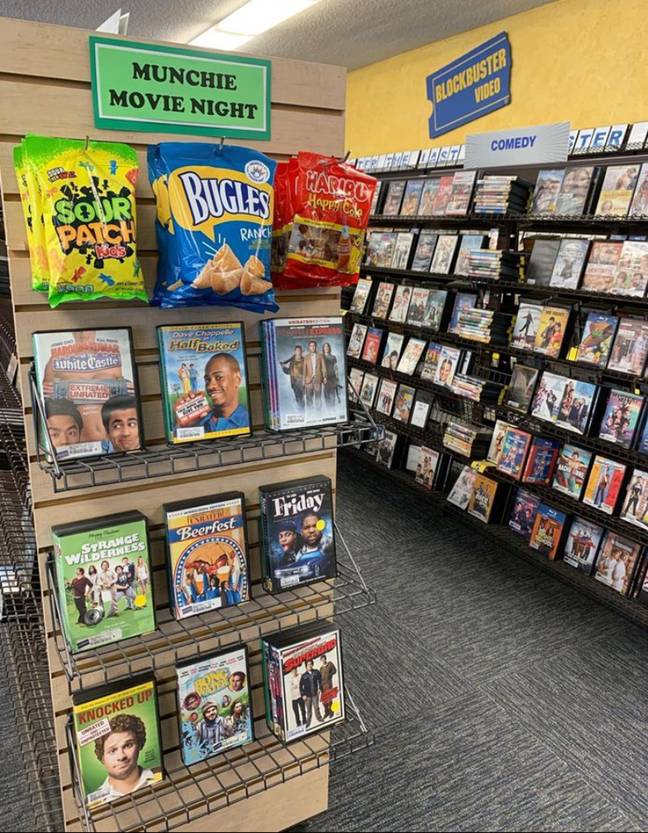 The store gives visitors a heavy dose of nostalgia. Credit: Instagram/@blockbusterbend