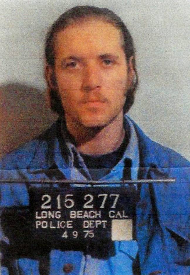 Silverstein's mugshot following an arrest for armed robbery in 1975. Credit: State of California