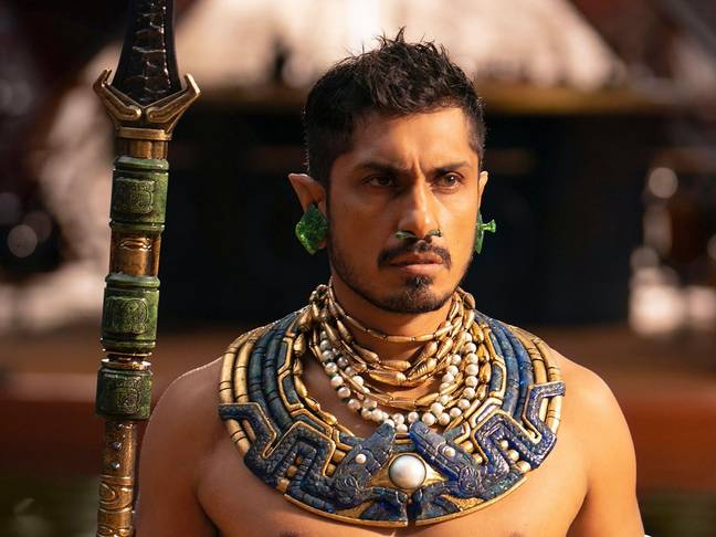 Tenoch Huerta appeared in the Marvel movie Black Panther: Wakanda Forever. Credit: Disney