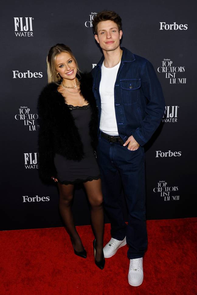Rife and his girlfriend Jessica Lord. Credit: Taylor Hill/Getty Images