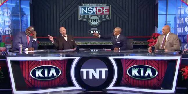 O'Neal told the story while he was a co-host on TNT. Credit: TNT